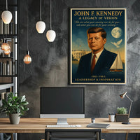 John F. Kennedy A Legacy of Vision Poster PosterGoat