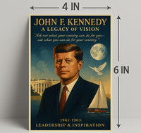 John F. Kennedy A Legacy of Vision Poster PosterGoat