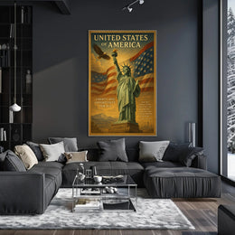 John F. Kennedy Quote Liberty and Opportunity Poster PosterGoat