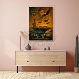 John F. Kennedy Tribute Historical or Presidential Poster PosterGoat