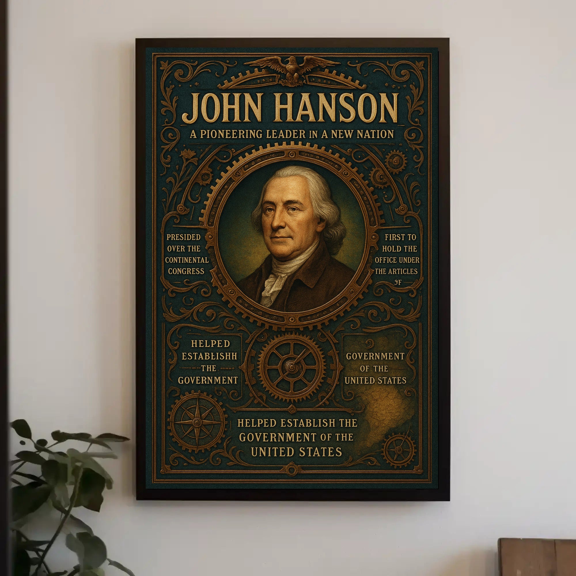 John Hanson A Pioneering Leader Poster PosterGoat