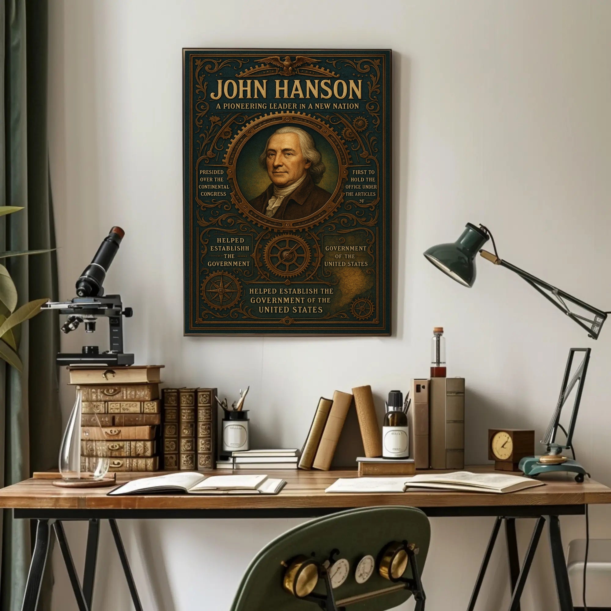 John Hanson A Pioneering Leader Poster PosterGoat