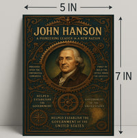 John Hanson A Pioneering Leader Poster PosterGoat