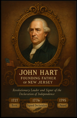John Hart Founding Father Poster PosterGoat