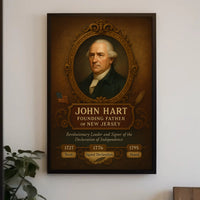 John Hart Founding Father Poster PosterGoat