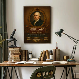 John Hart Founding Father Poster PosterGoat