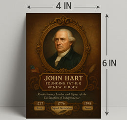 John Hart Founding Father Poster PosterGoat