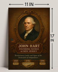 John Hart Founding Father Poster PosterGoat