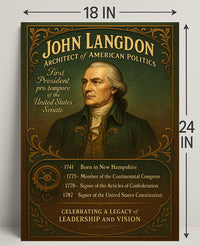 John Langdon Architect of American Politics Poster PosterGoat