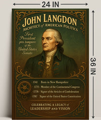 John Langdon Architect of American Politics Poster PosterGoat