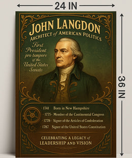 John Langdon Architect of American Politics Poster PosterGoat