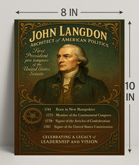 John Langdon Architect of American Politics Poster PosterGoat