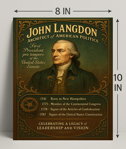 John Langdon Architect of American Politics Poster PosterGoat