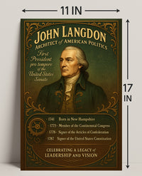 John Langdon Architect of American Politics Poster PosterGoat