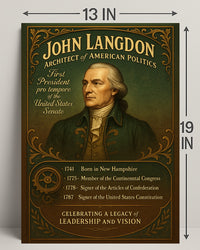 John Langdon Architect of American Politics Poster PosterGoat