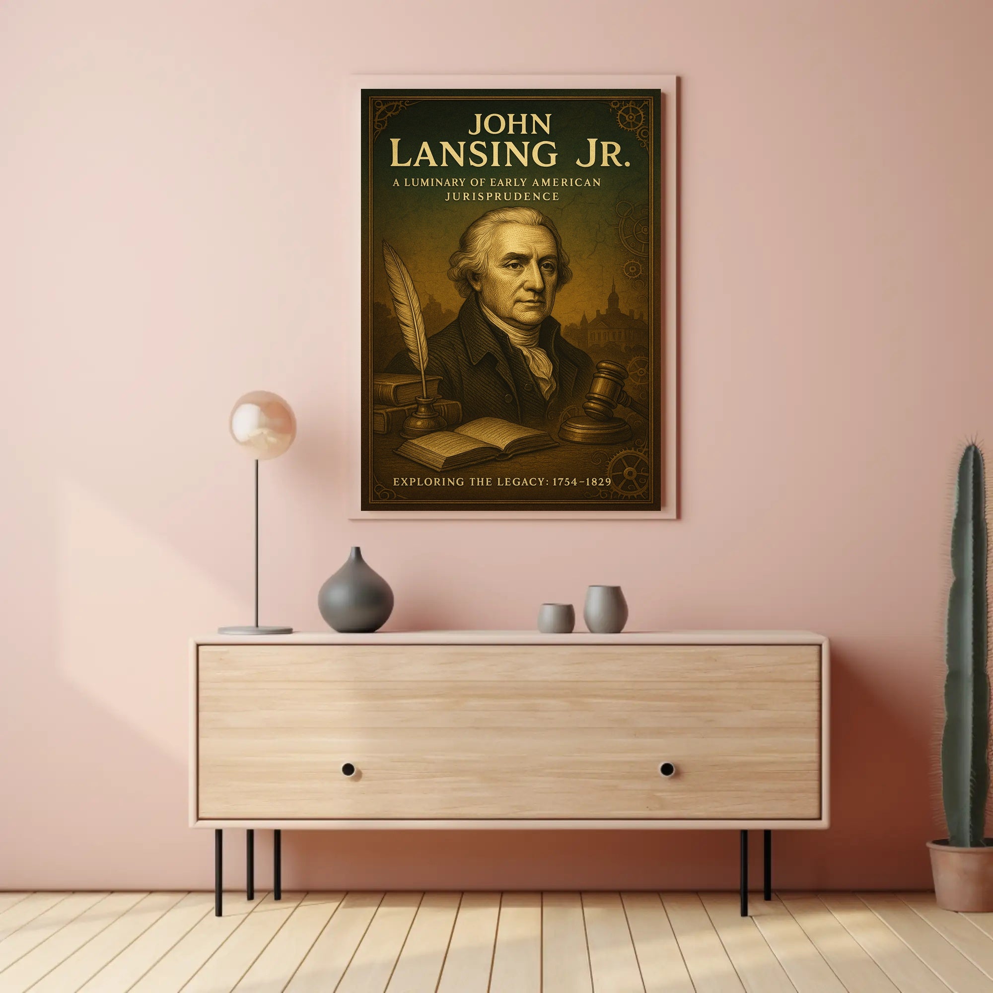 John Lansing Jr. A Luminary of Early American Jurisprudence Poster PosterGoat