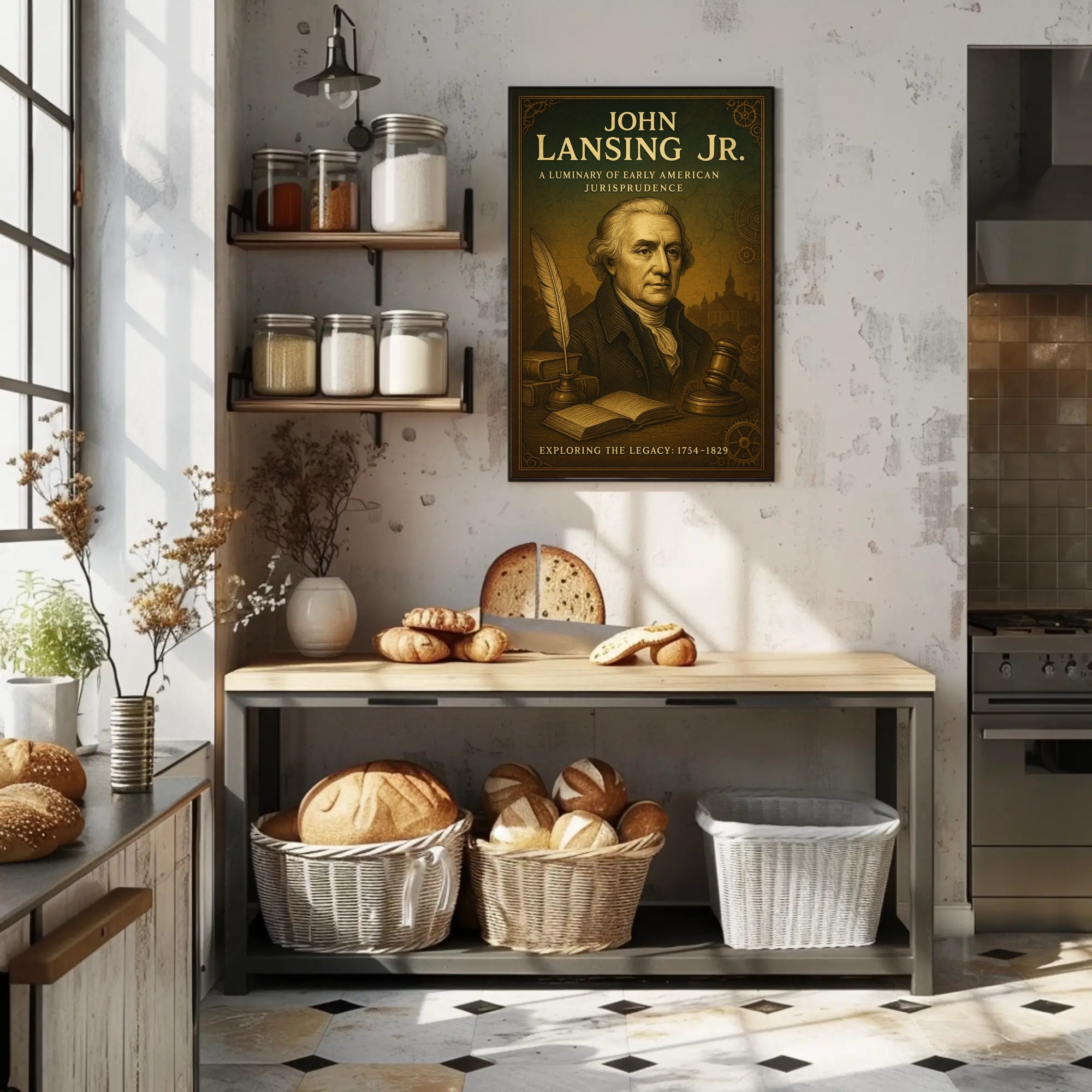 John Lansing Jr. A Luminary of Early American Jurisprudence Poster PosterGoat