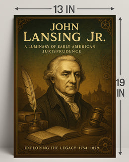 John Lansing Jr. A Luminary of Early American Jurisprudence Poster PosterGoat