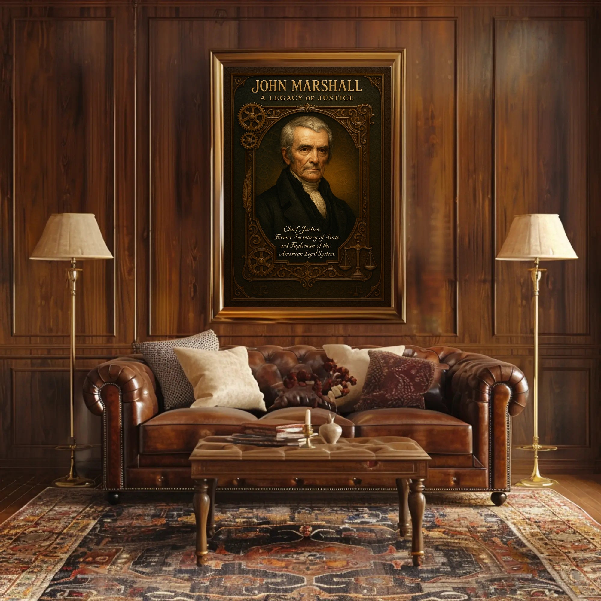 John Marshall A Legacy of Justice Poster PosterGoat