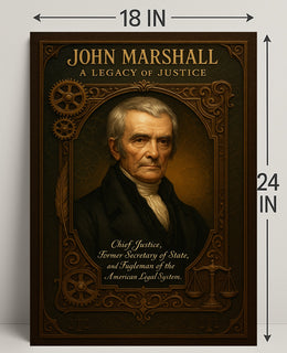 John Marshall A Legacy of Justice Poster PosterGoat