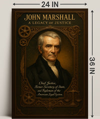 John Marshall A Legacy of Justice Poster PosterGoat