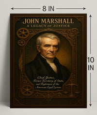 John Marshall A Legacy of Justice Poster PosterGoat