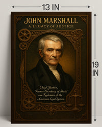John Marshall A Legacy of Justice Poster PosterGoat