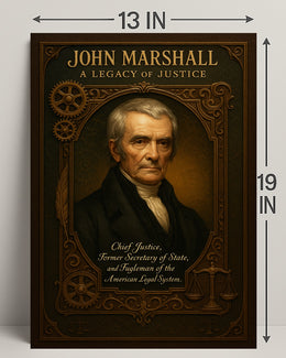 John Marshall A Legacy of Justice Poster PosterGoat