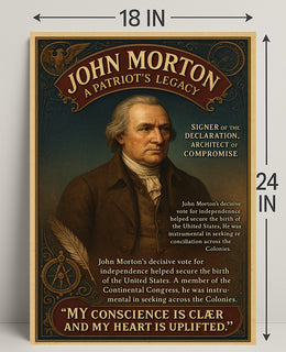 John Morton A Patriots Legacy Poster PosterGoat