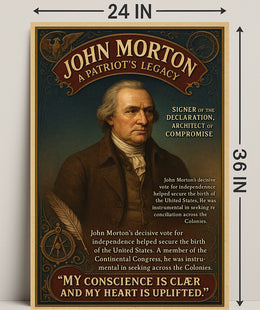 John Morton A Patriots Legacy Poster PosterGoat