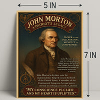 John Morton A Patriots Legacy Poster PosterGoat
