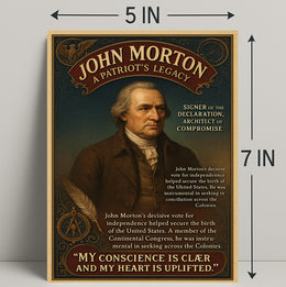 John Morton A Patriots Legacy Poster PosterGoat