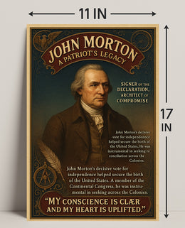 John Morton A Patriots Legacy Poster PosterGoat