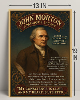 John Morton A Patriots Legacy Poster PosterGoat