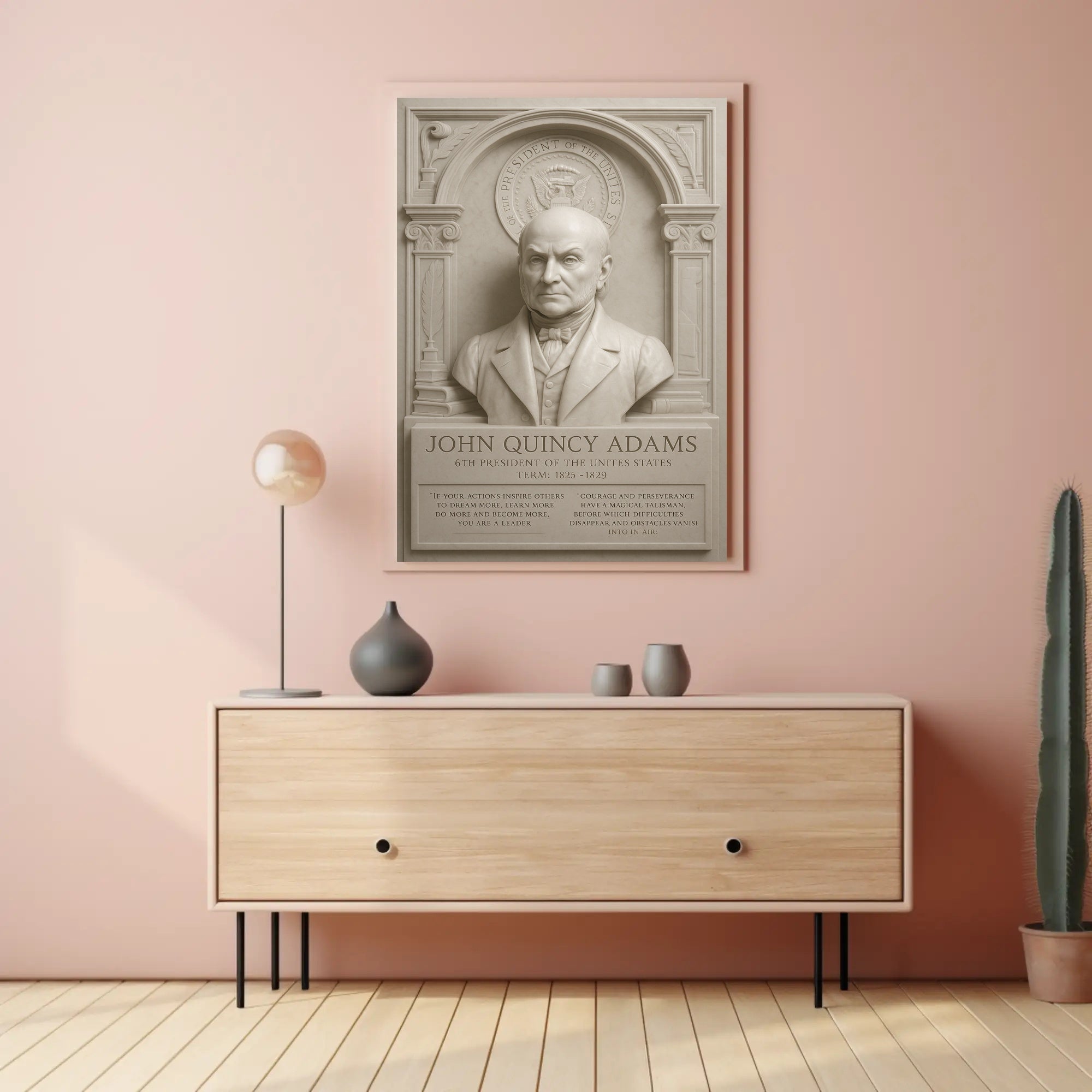 John Quincy Adams 6th President Poster PosterGoat