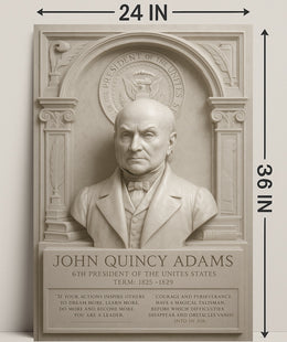 John Quincy Adams 6th President Poster PosterGoat