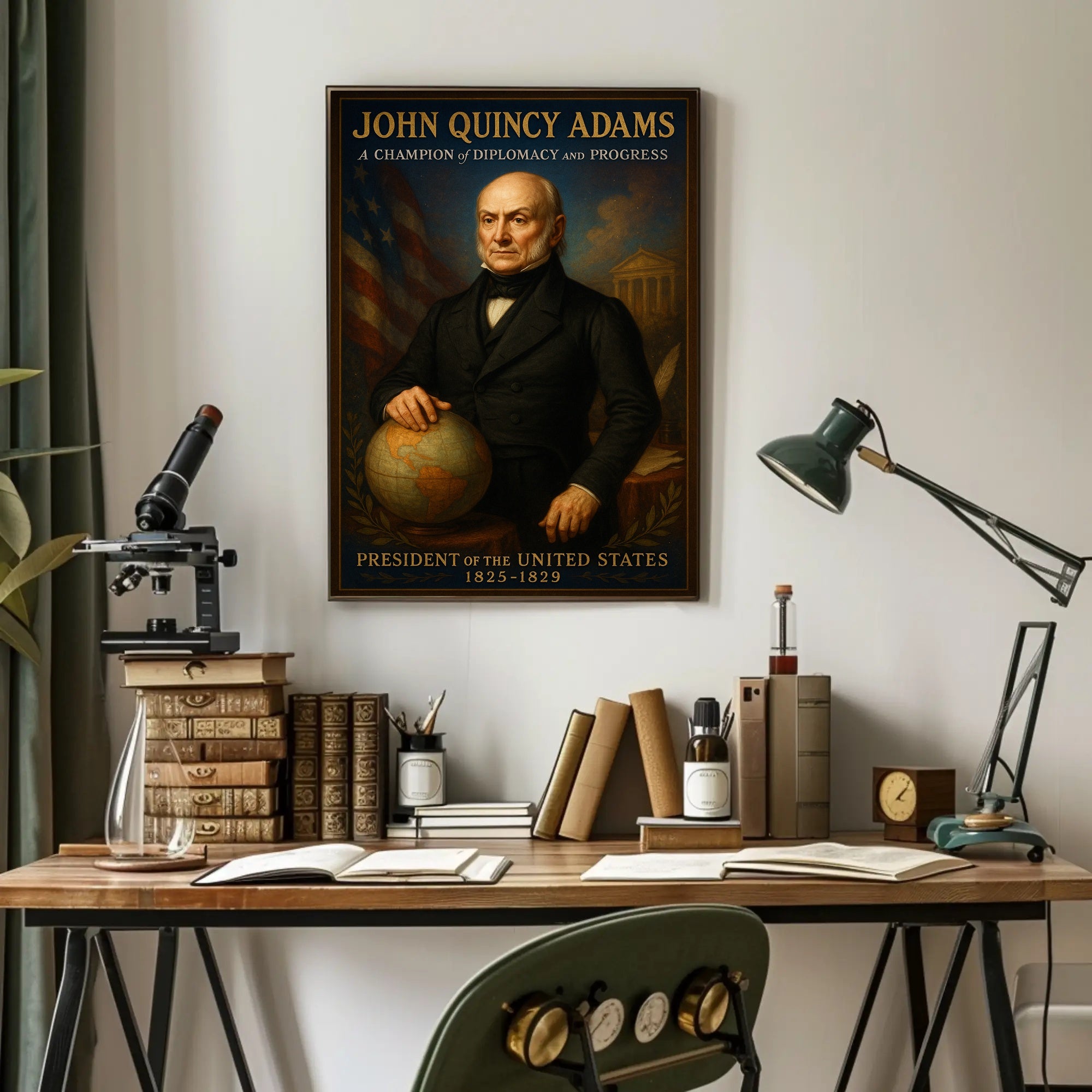 John Quincy Adams 6th President Poster PosterGoat
