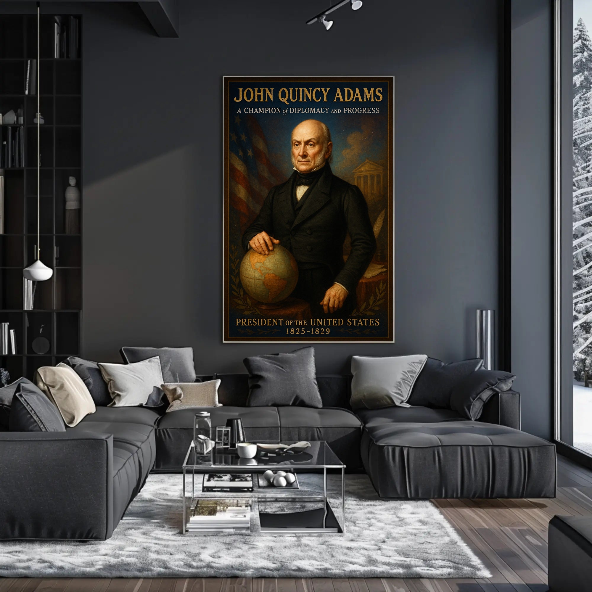 John Quincy Adams 6th President Poster PosterGoat