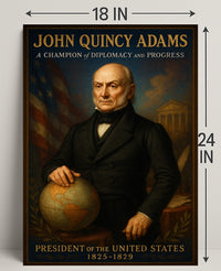 John Quincy Adams 6th President Poster PosterGoat