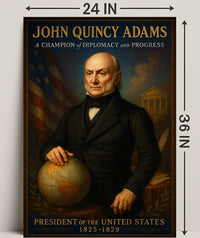 John Quincy Adams 6th President Poster PosterGoat