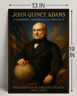 John Quincy Adams 6th President Poster PosterGoat