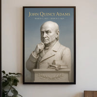 John Quincy Adams Poster PosterGoat