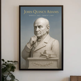 John Quincy Adams Poster PosterGoat