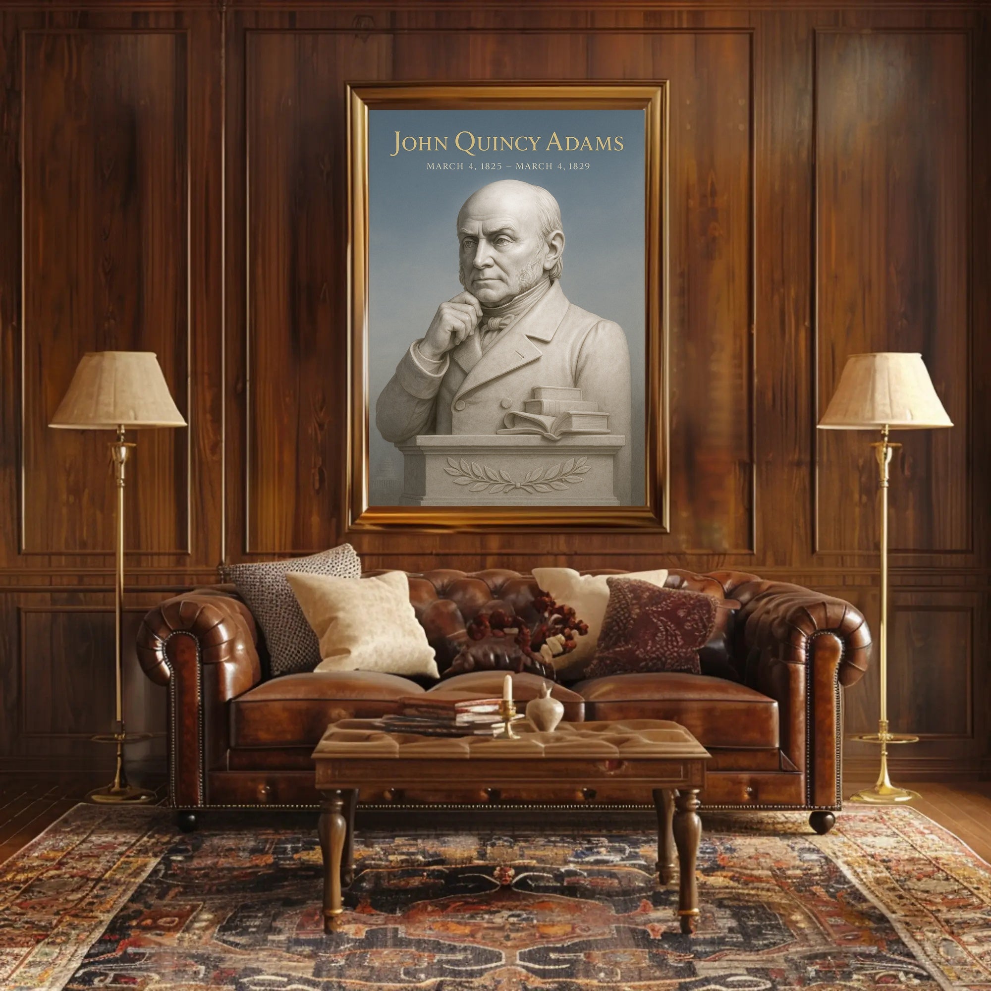 John Quincy Adams Poster PosterGoat