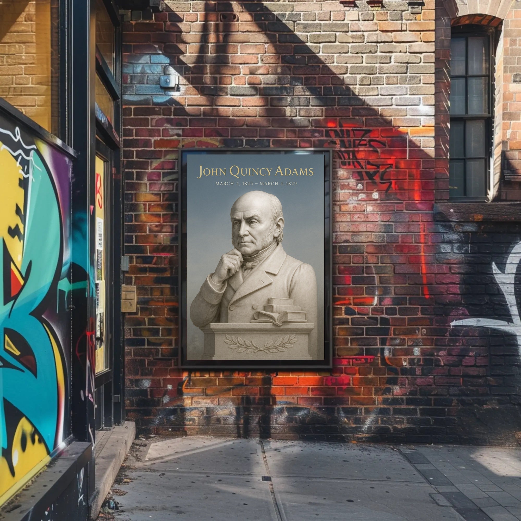 John Quincy Adams Poster PosterGoat