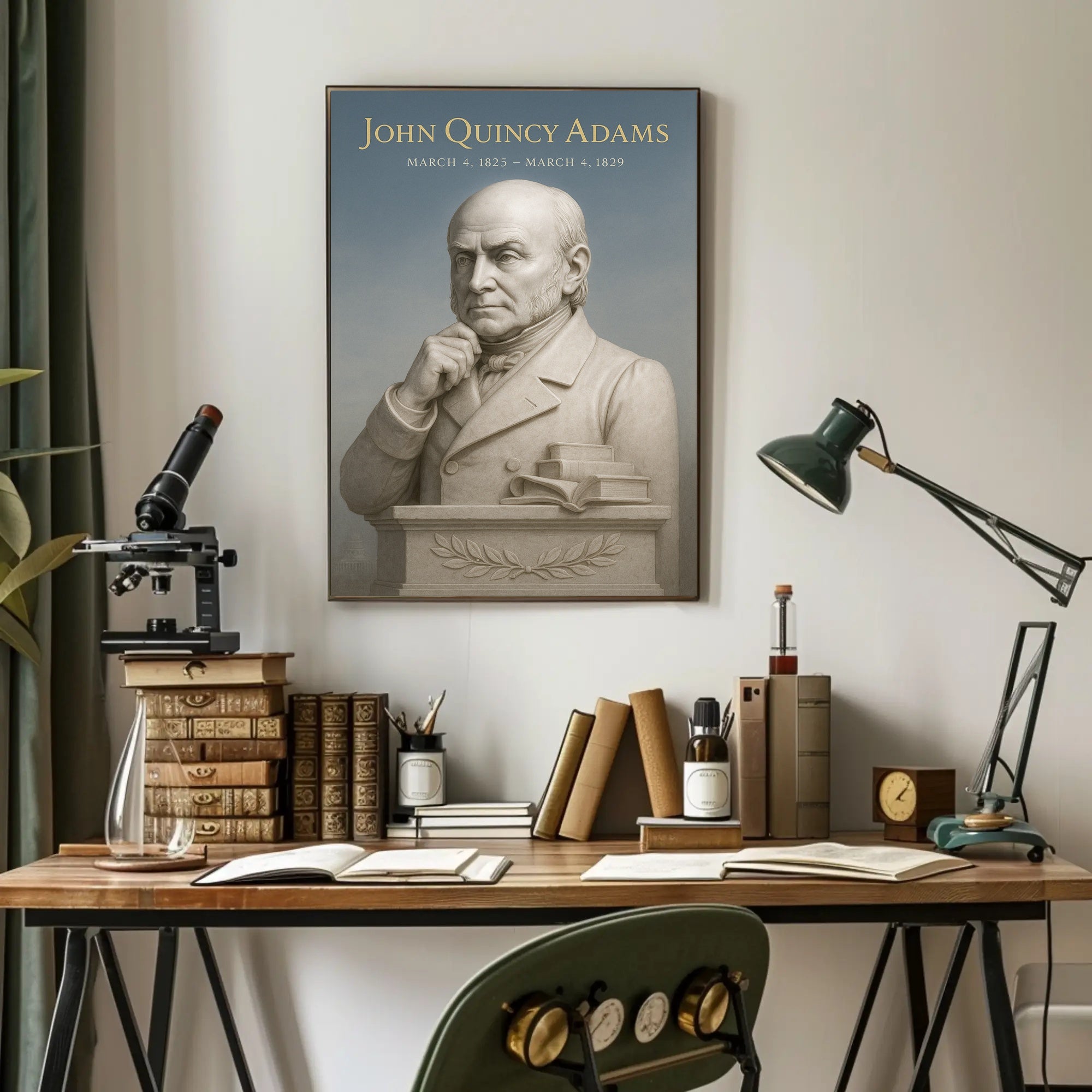 John Quincy Adams Poster PosterGoat