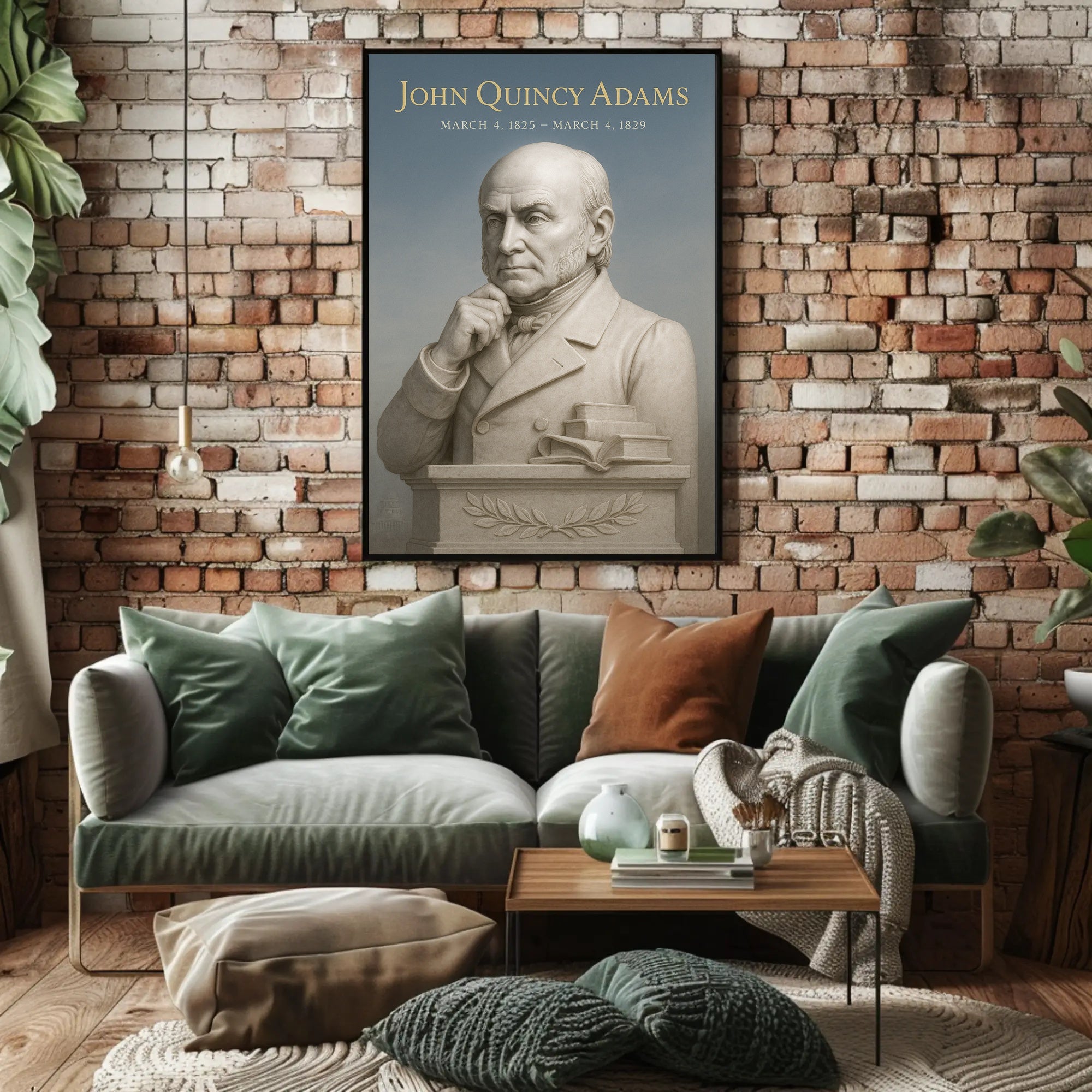 John Quincy Adams Poster PosterGoat