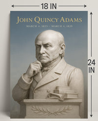 John Quincy Adams Poster PosterGoat