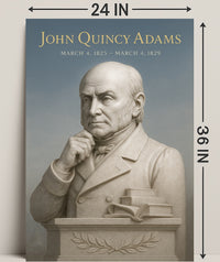 John Quincy Adams Poster PosterGoat