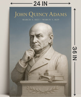 John Quincy Adams Poster PosterGoat